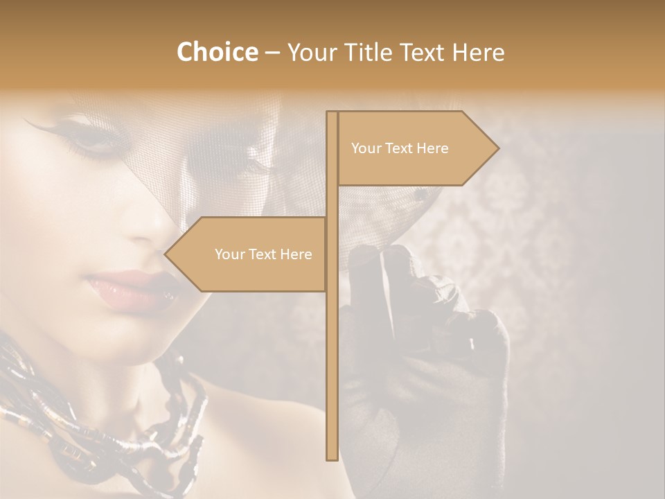 Beauty Portrait PowerPoint Template