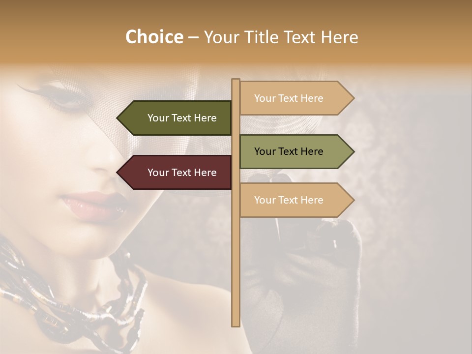 Beauty Portrait PowerPoint Template