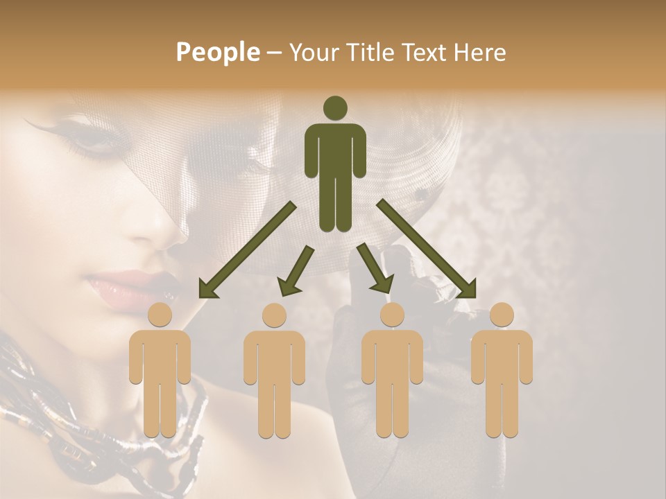 Beauty Portrait PowerPoint Template