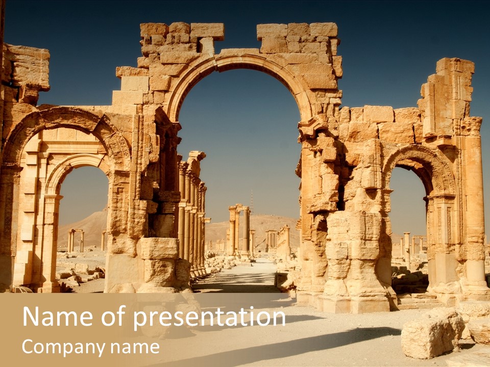 Roman Palmyra: Identity, Community, And State Formation [Book] PowerPoint Template