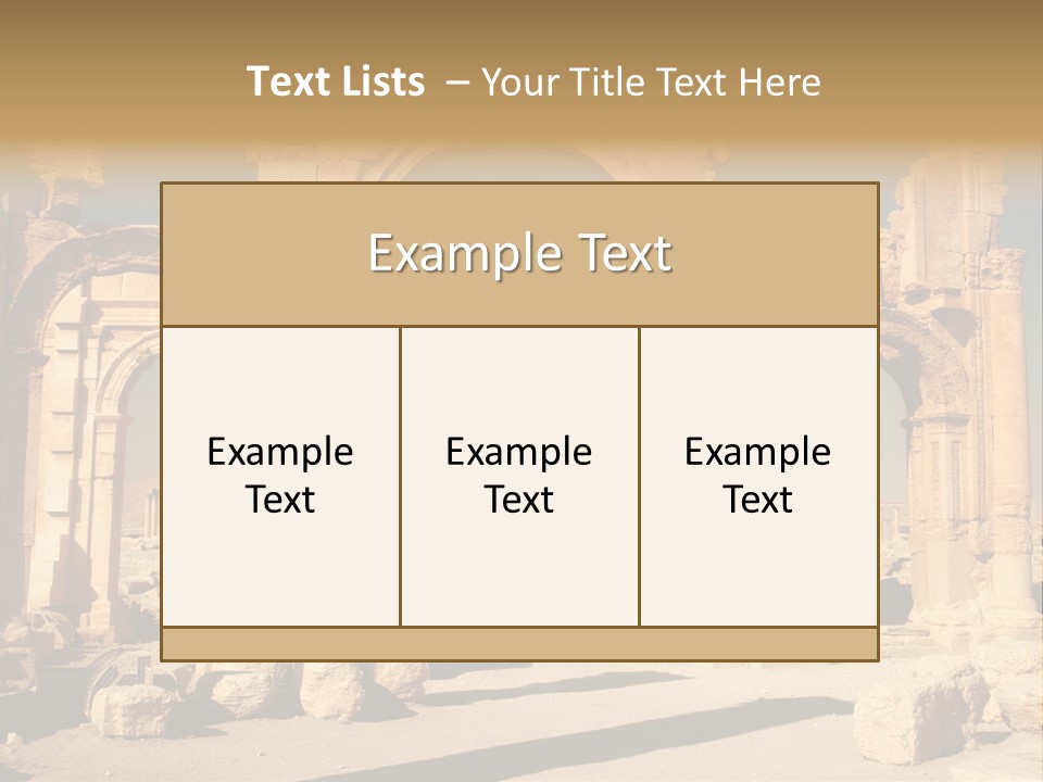 Roman Palmyra: Identity, Community, And State Formation [Book] PowerPoint Template