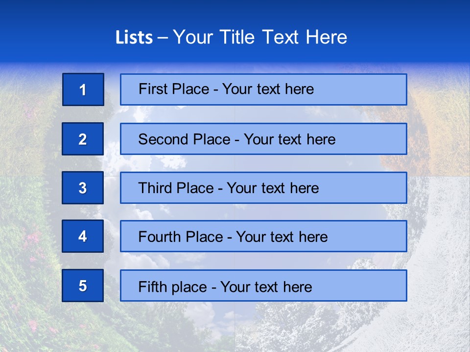 Four Seasons PowerPoint Template