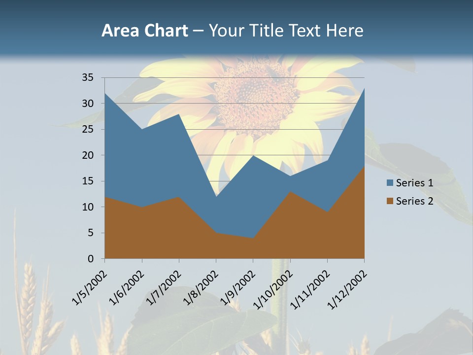 Flower Bright Bee PowerPoint Template