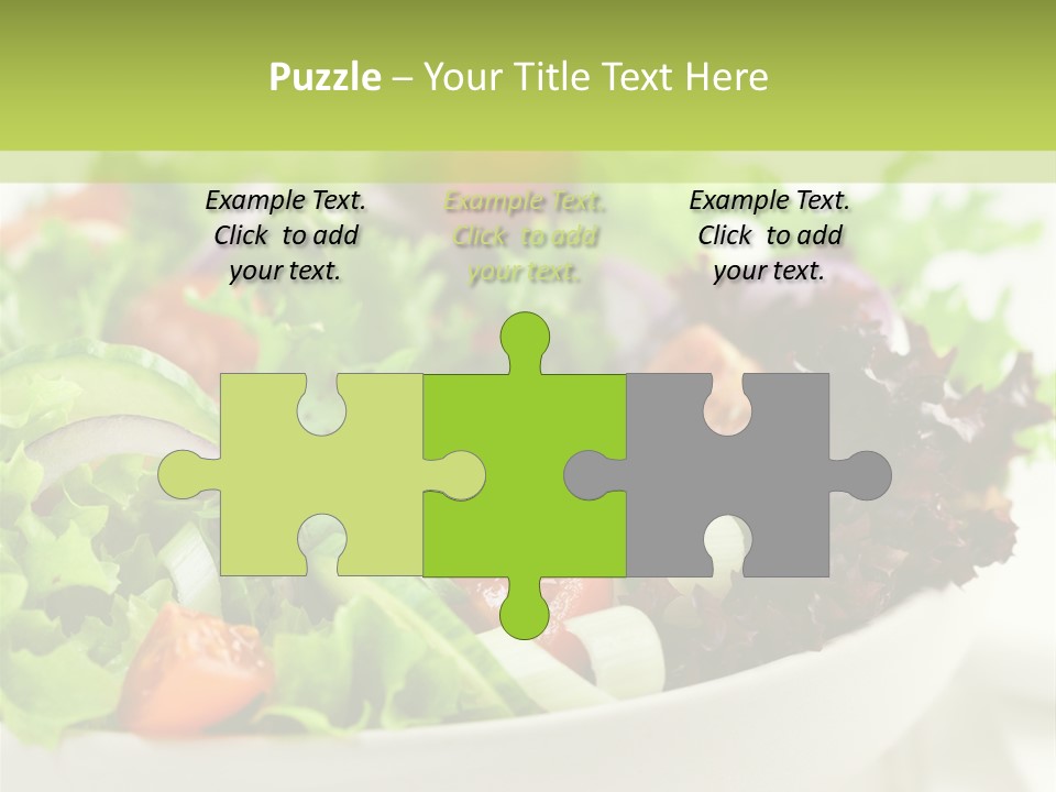 Healthy Salad PowerPoint Template
