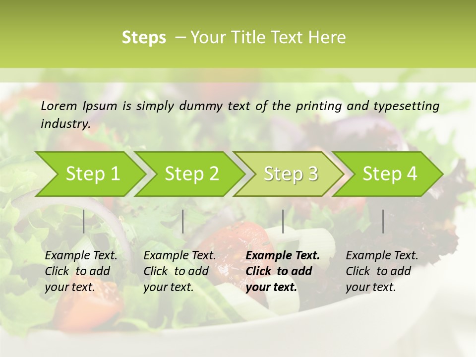 Healthy Salad PowerPoint Template
