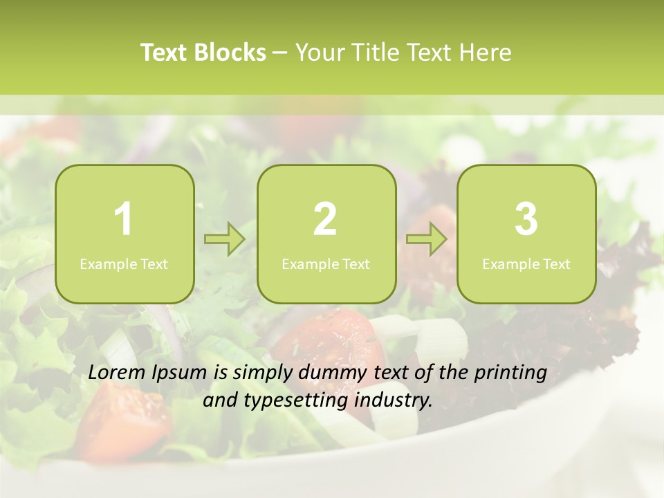 Healthy Salad PowerPoint Template