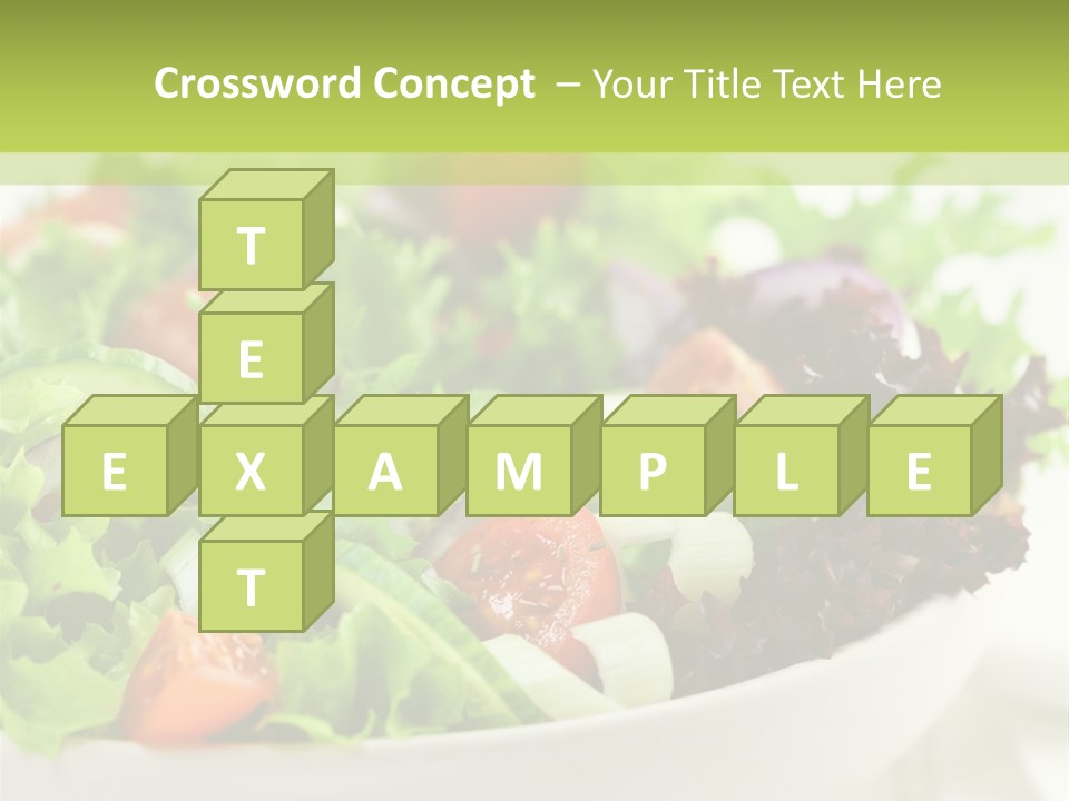 Healthy Salad PowerPoint Template