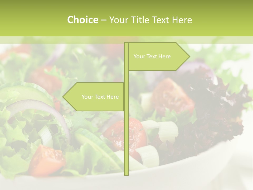 Healthy Salad PowerPoint Template