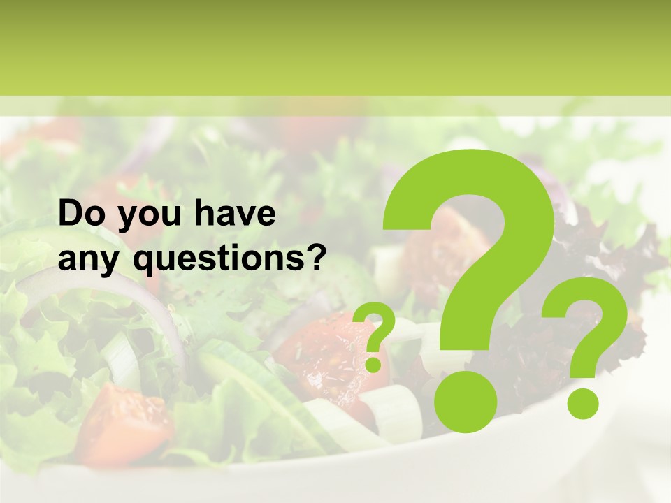 Healthy Salad PowerPoint Template