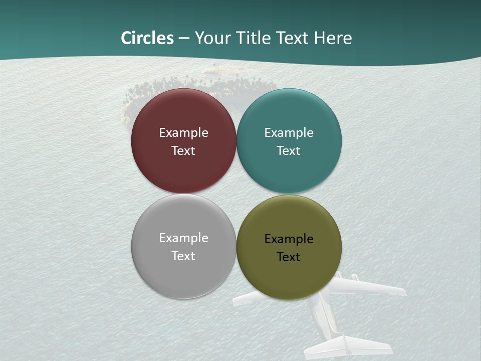 Heart Shaped Island PowerPoint Template