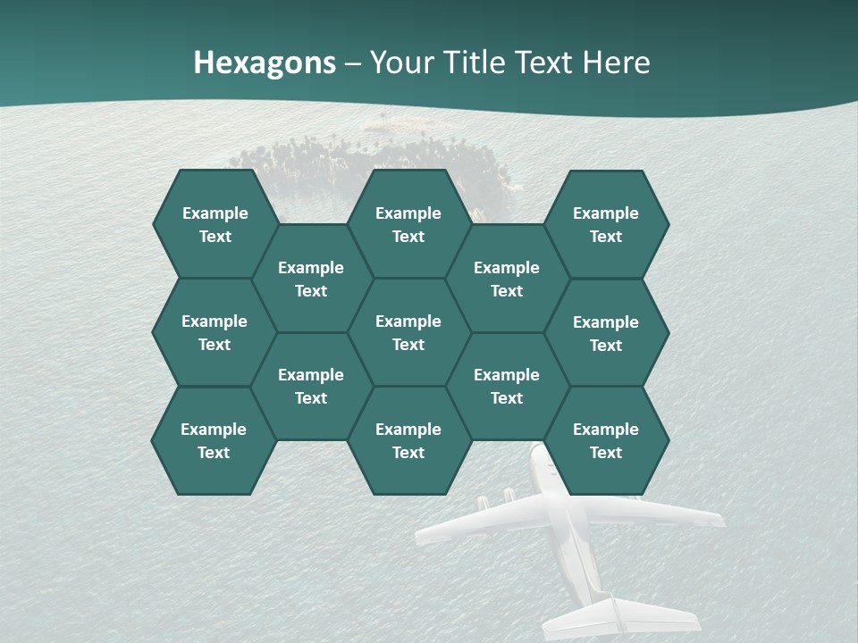 Heart Shaped Island PowerPoint Template