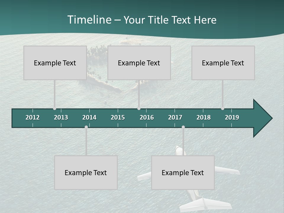 Heart Shaped Island PowerPoint Template