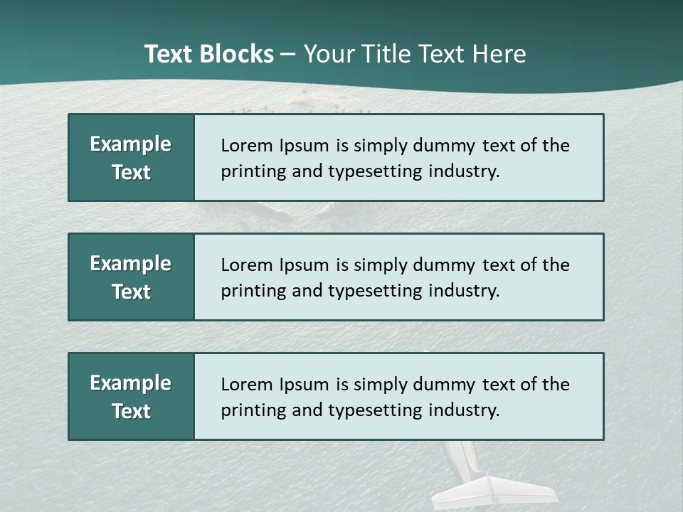 Heart Shaped Island PowerPoint Template