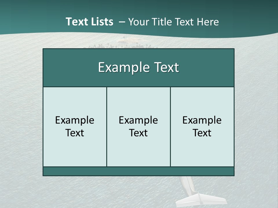 Heart Shaped Island PowerPoint Template