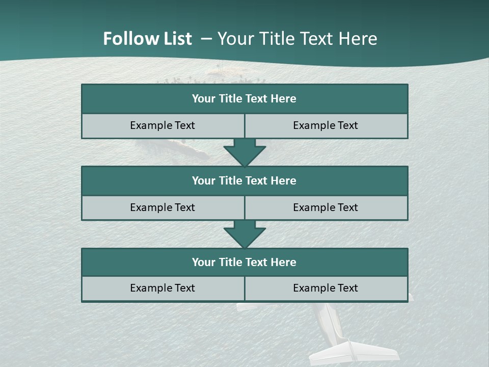 Heart Shaped Island PowerPoint Template