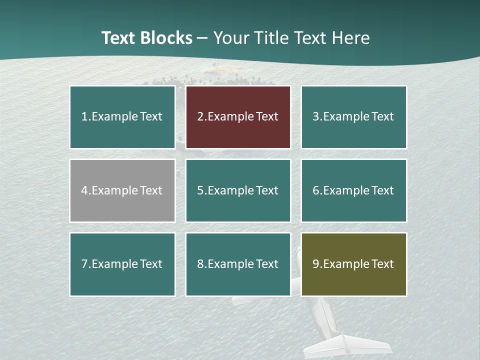 Heart Shaped Island PowerPoint Template