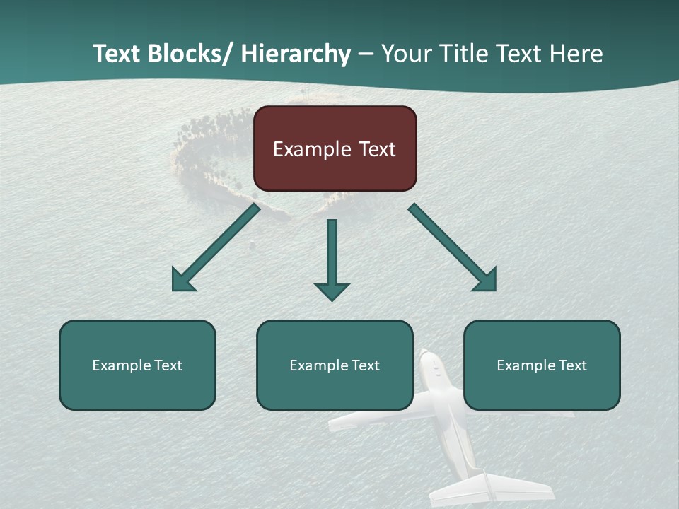 Heart Shaped Island PowerPoint Template