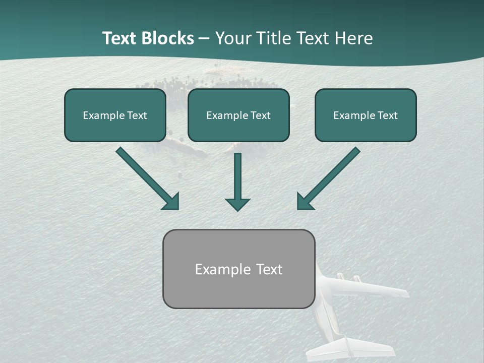 Heart Shaped Island PowerPoint Template