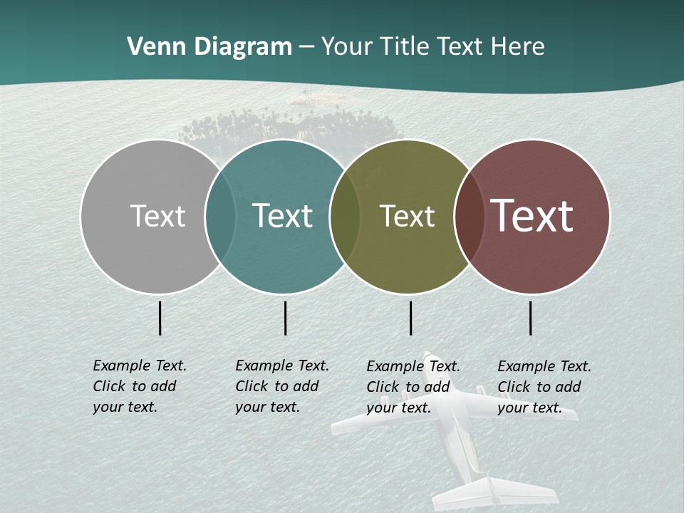 Heart Shaped Island PowerPoint Template