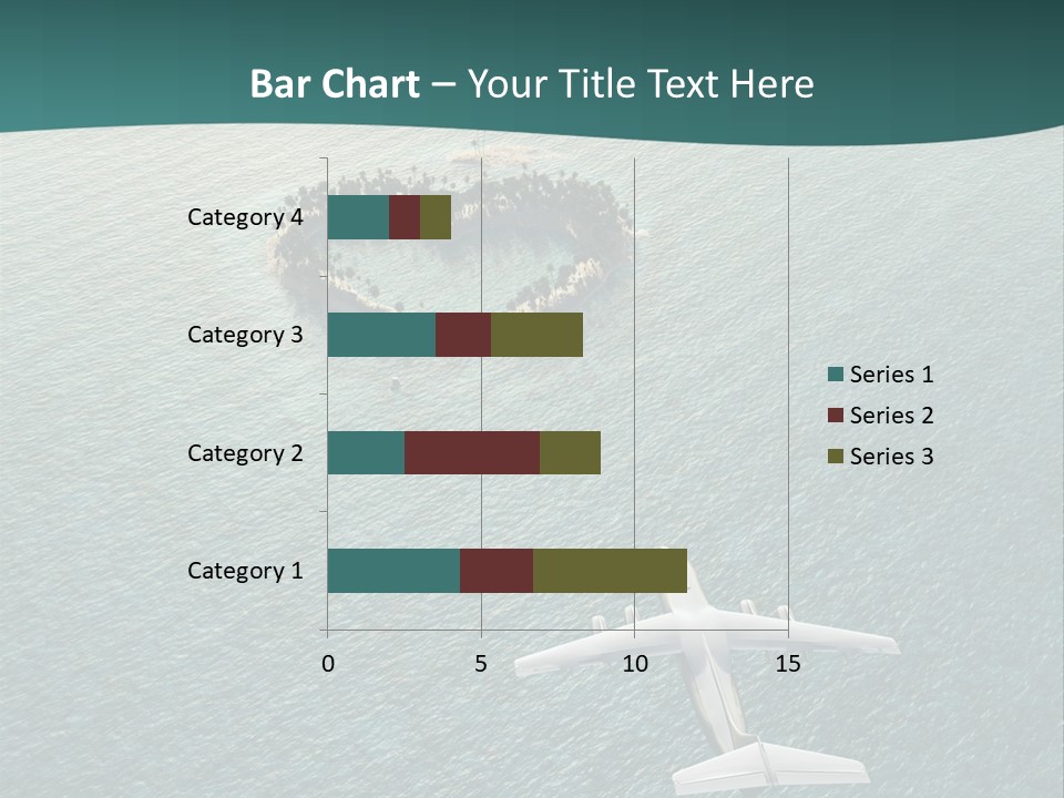 Heart Shaped Island PowerPoint Template