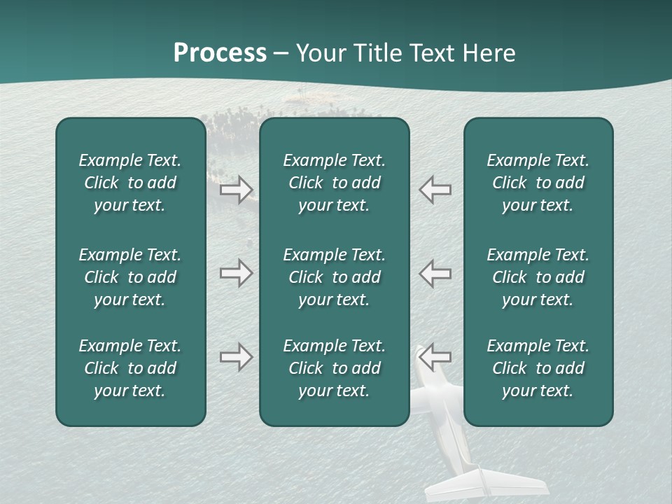 Heart Shaped Island PowerPoint Template
