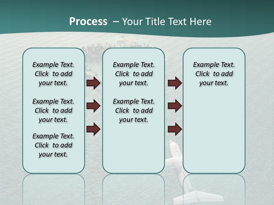 Heart Shaped Island PowerPoint Template