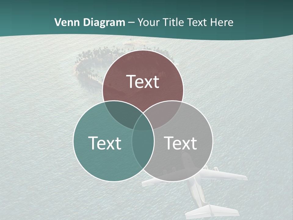Heart Shaped Island PowerPoint Template