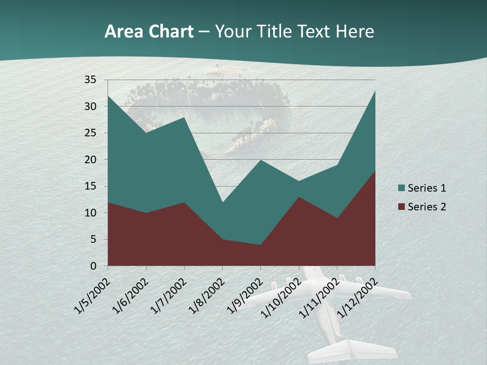 Heart Shaped Island PowerPoint Template