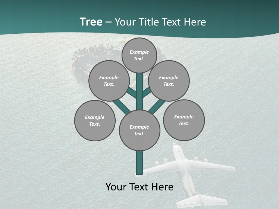 Heart Shaped Island PowerPoint Template