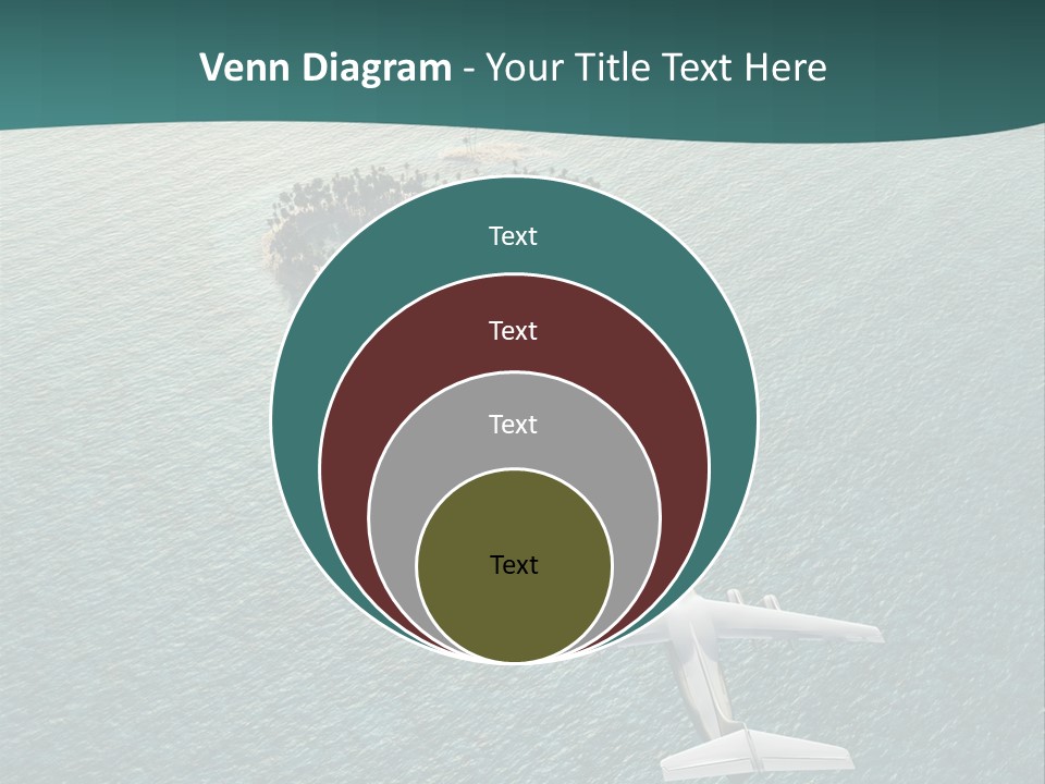 Heart Shaped Island PowerPoint Template