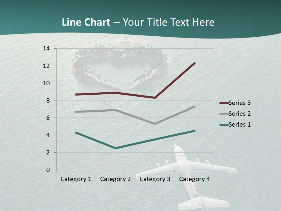 Heart Shaped Island PowerPoint Template