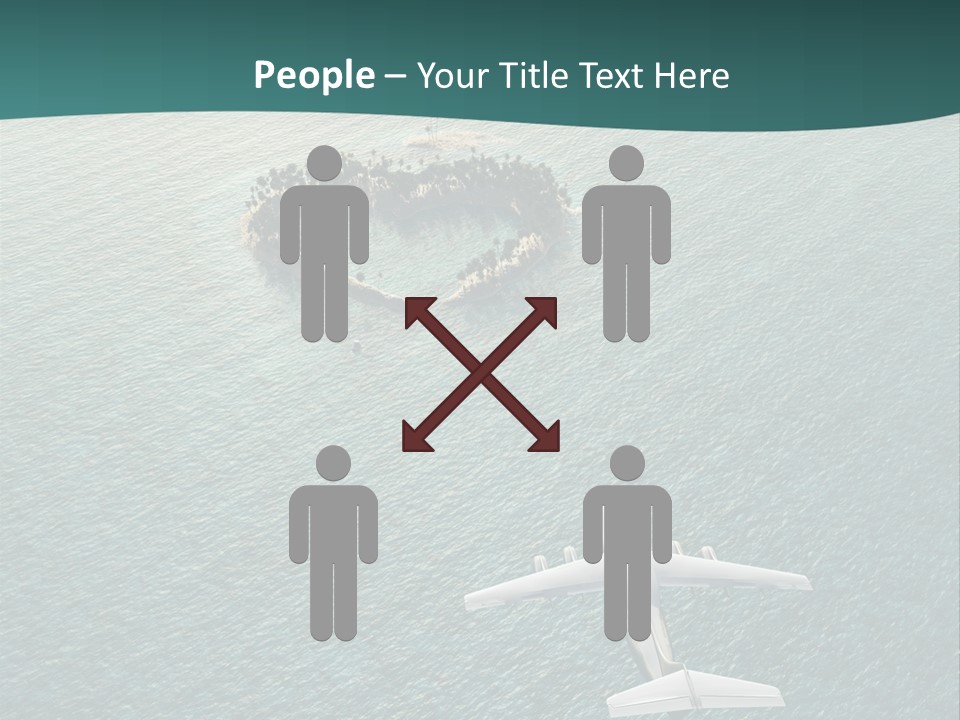 Heart Shaped Island PowerPoint Template