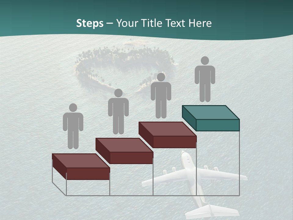 Heart Shaped Island PowerPoint Template