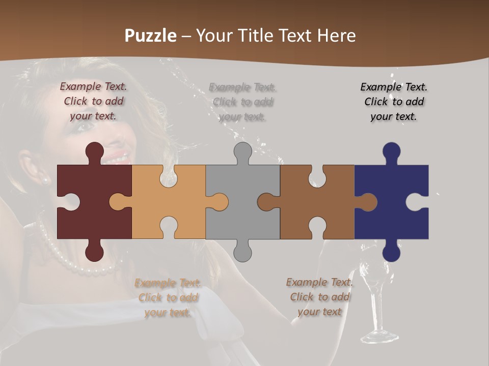 Sensual Background Play PowerPoint Template