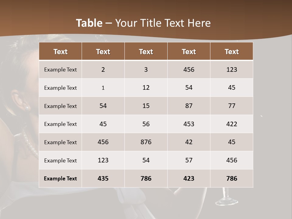 Sensual Background Play PowerPoint Template