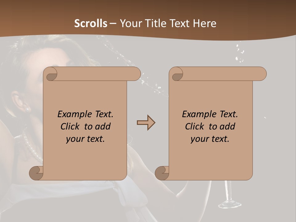 Sensual Background Play PowerPoint Template