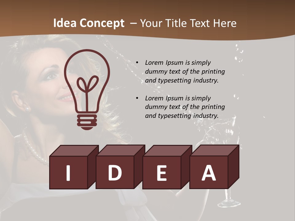 Sensual Background Play PowerPoint Template