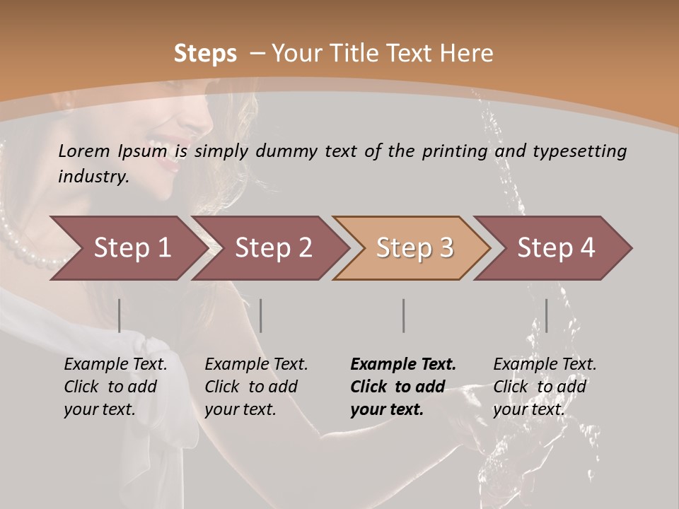 Style Dance Brunette PowerPoint Template