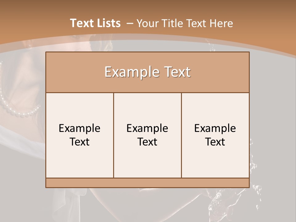 Style Dance Brunette PowerPoint Template