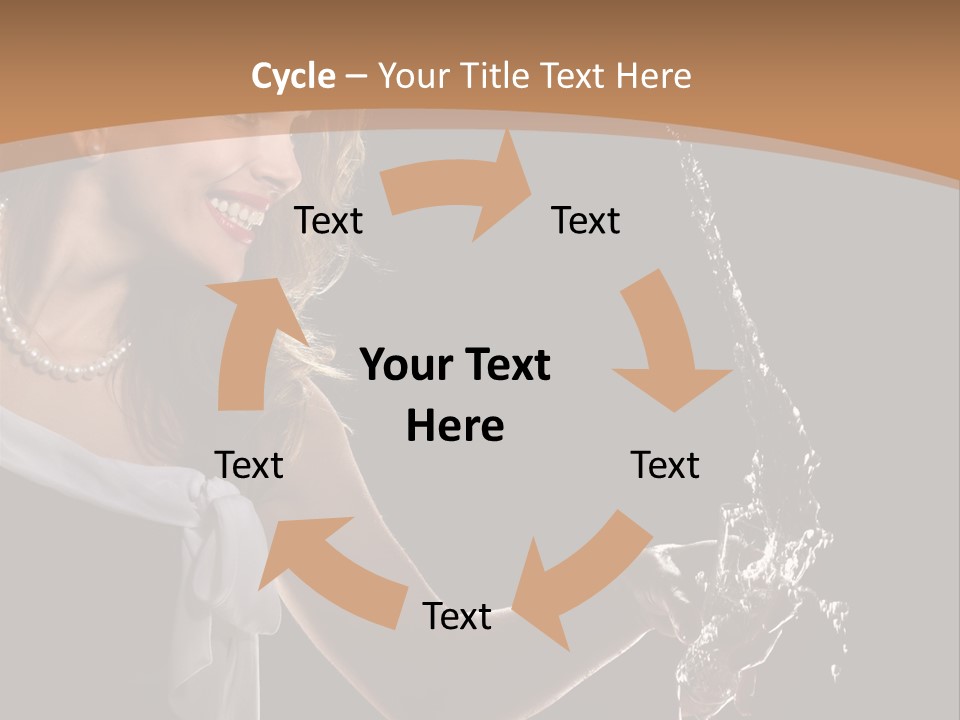 Style Dance Brunette PowerPoint Template