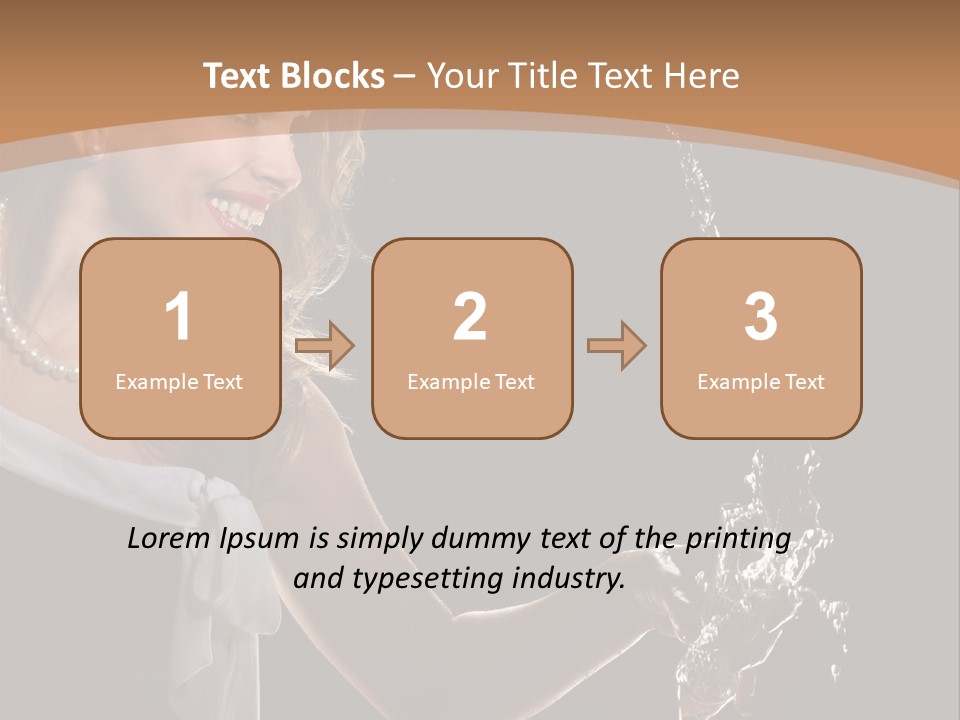 Style Dance Brunette PowerPoint Template