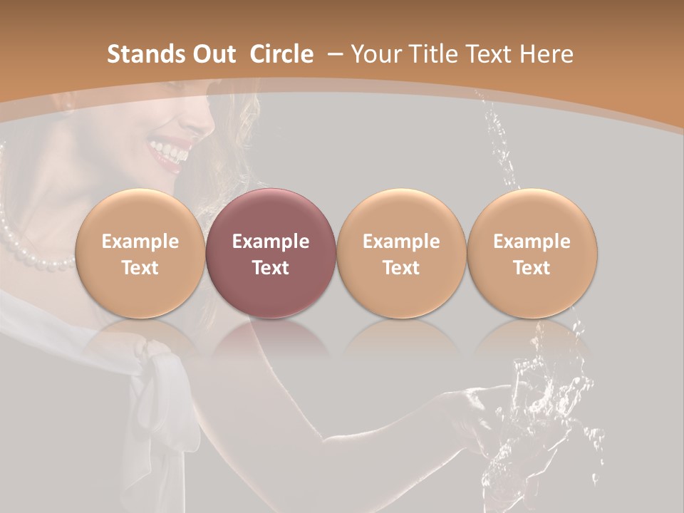 Style Dance Brunette PowerPoint Template