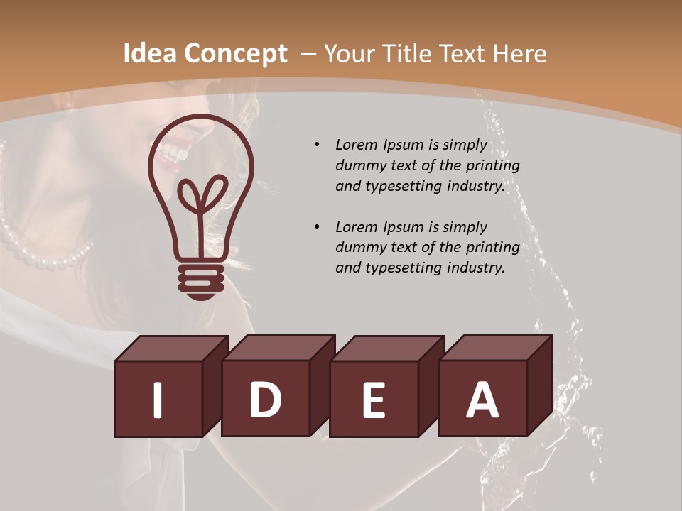 Style Dance Brunette PowerPoint Template