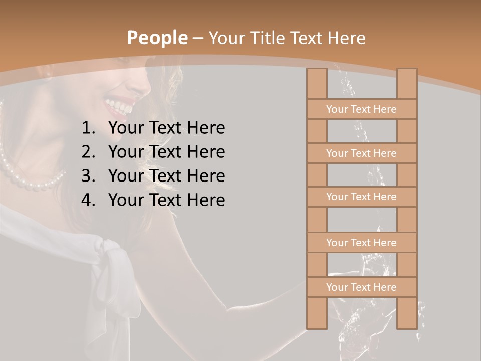 Style Dance Brunette PowerPoint Template