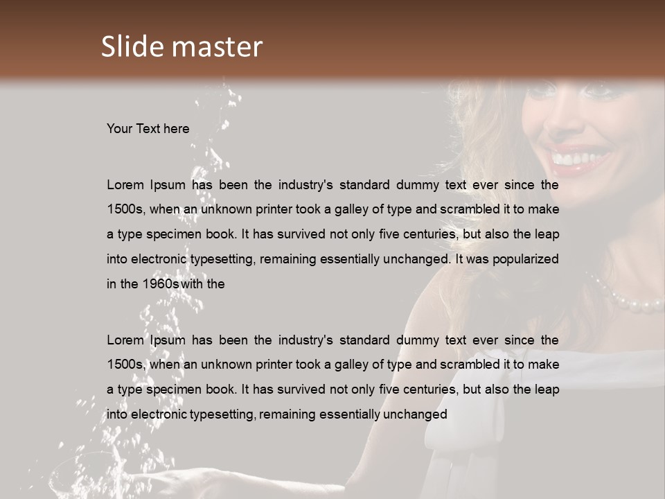 Stream Attractive Black PowerPoint Template