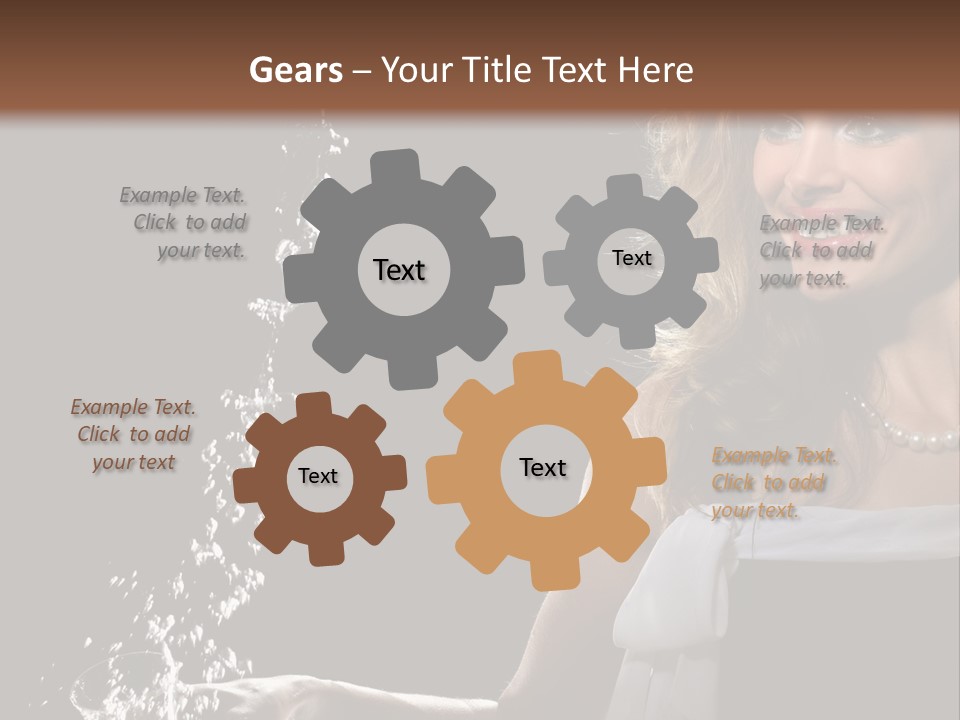 Stream Attractive Black PowerPoint Template