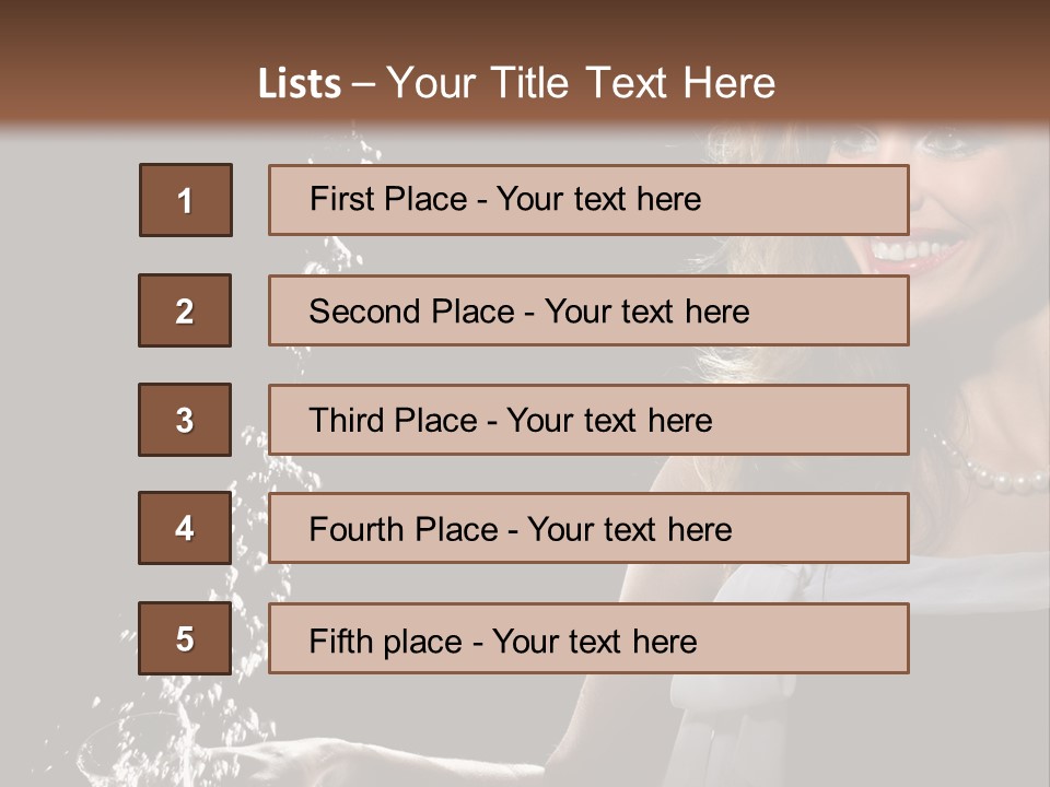 Stream Attractive Black PowerPoint Template