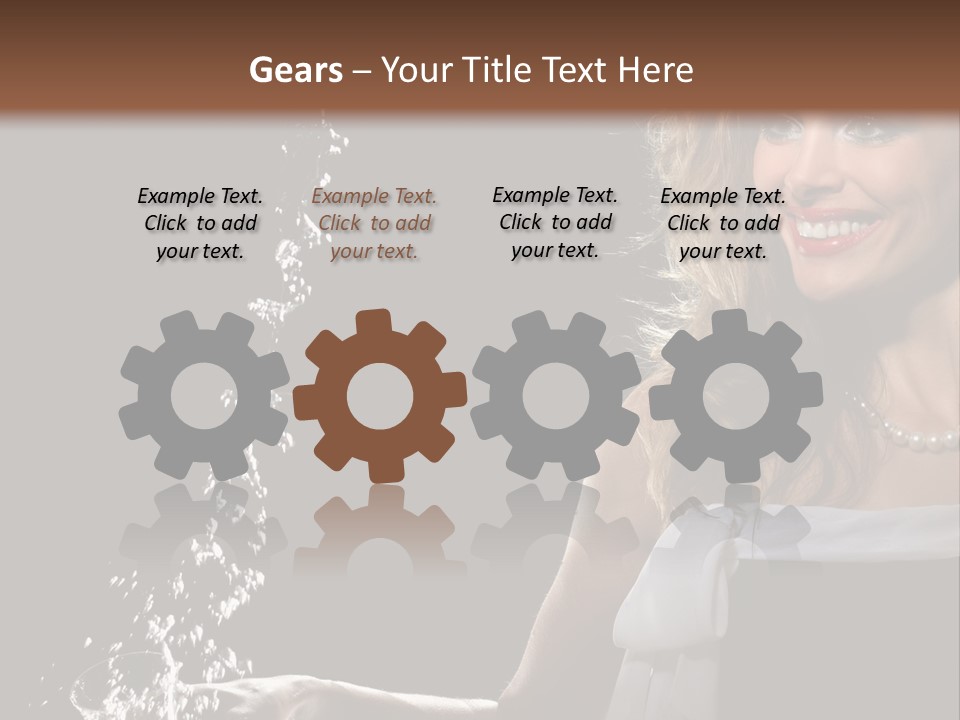 Stream Attractive Black PowerPoint Template