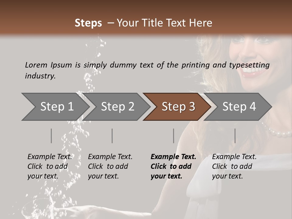 Stream Attractive Black PowerPoint Template