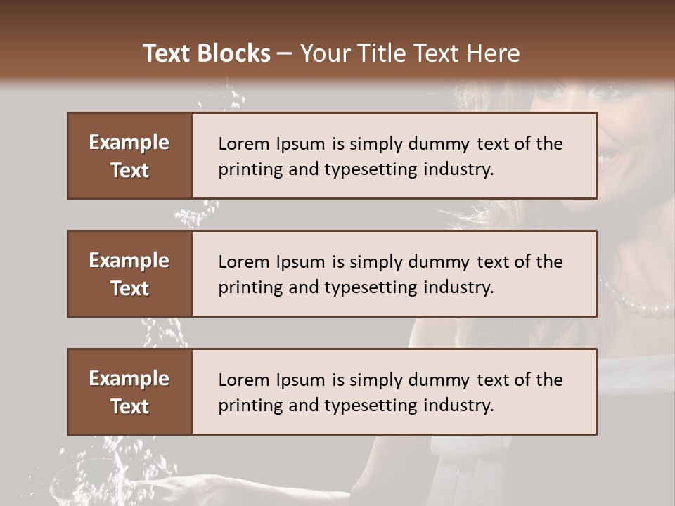 Stream Attractive Black PowerPoint Template